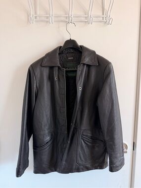 Danier Black Leather Jacket